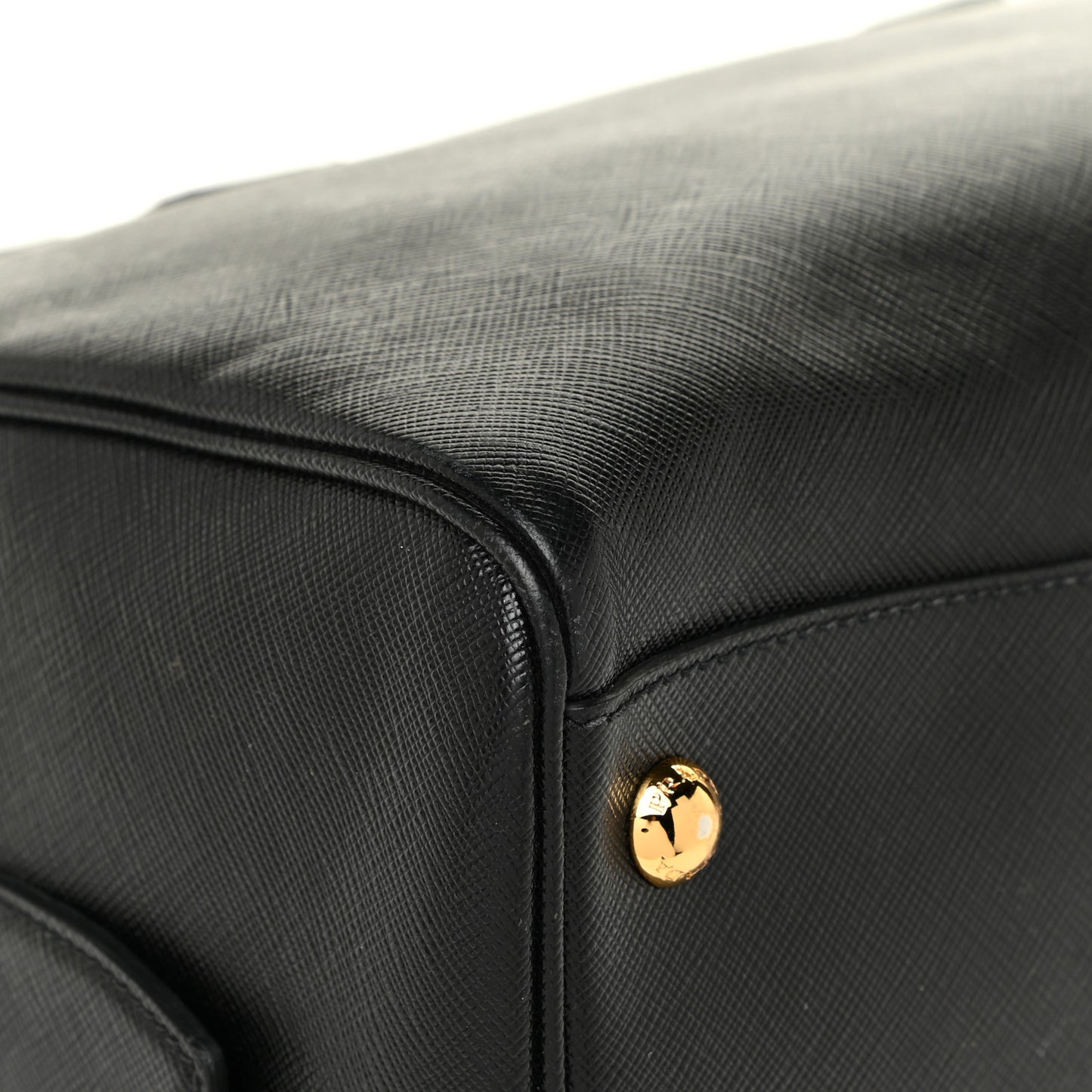 Saffiano Lux Bowler Black