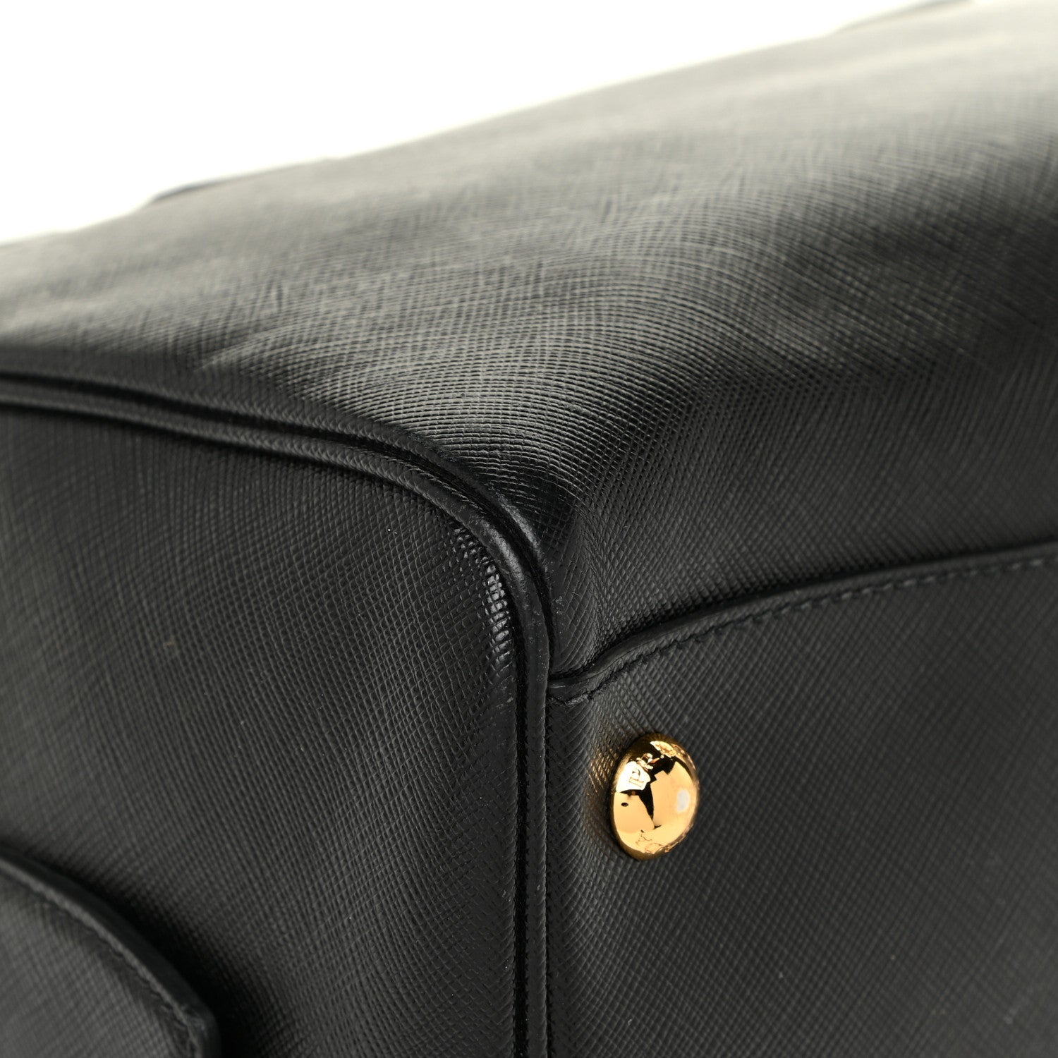 Prada Saffiano Lux Bowler Black 13 of 14