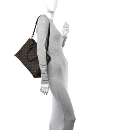 Louis Vuitton Monogram Flower Tote Black 2 of 11
