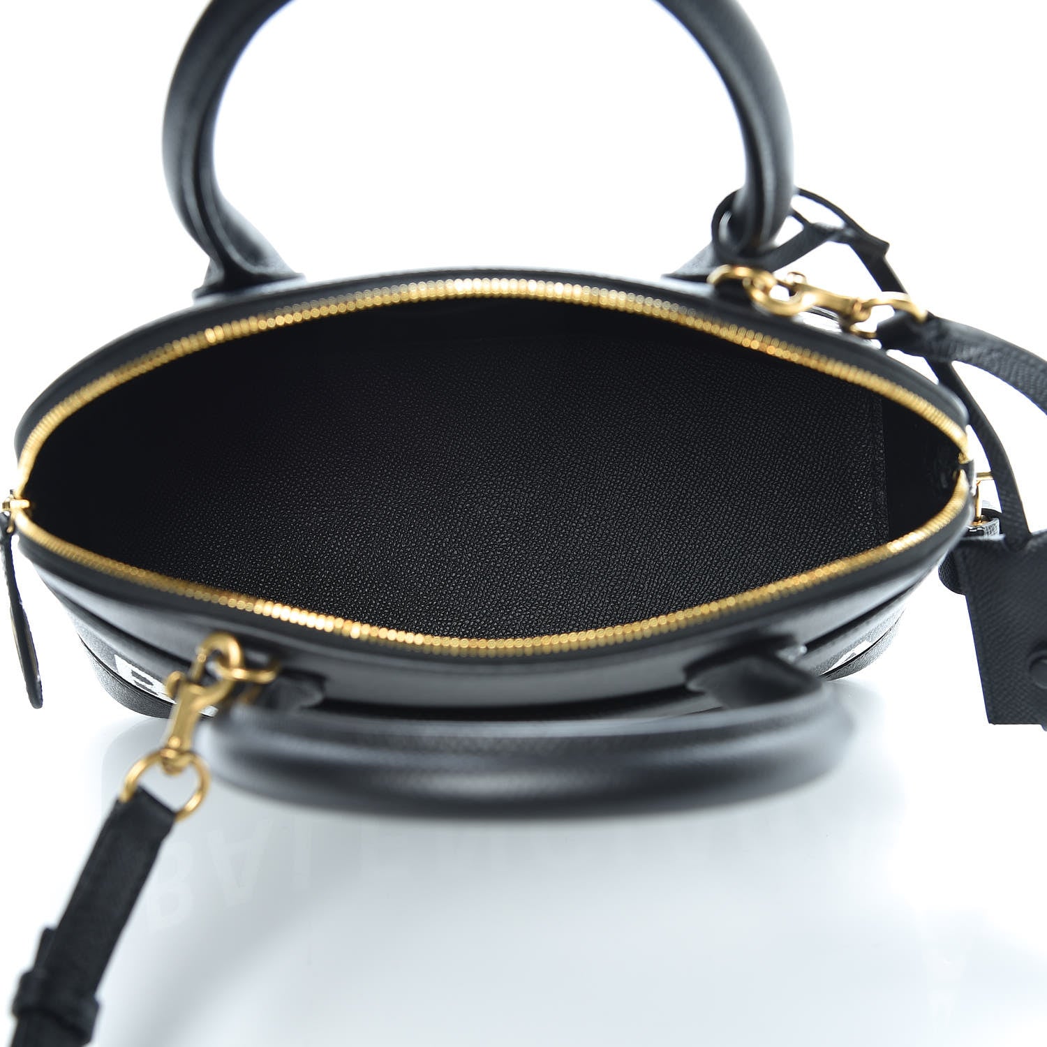Balenciaga Signature Grained Calfskin Logo S Ville Top Handle Bag Black 5 of 10