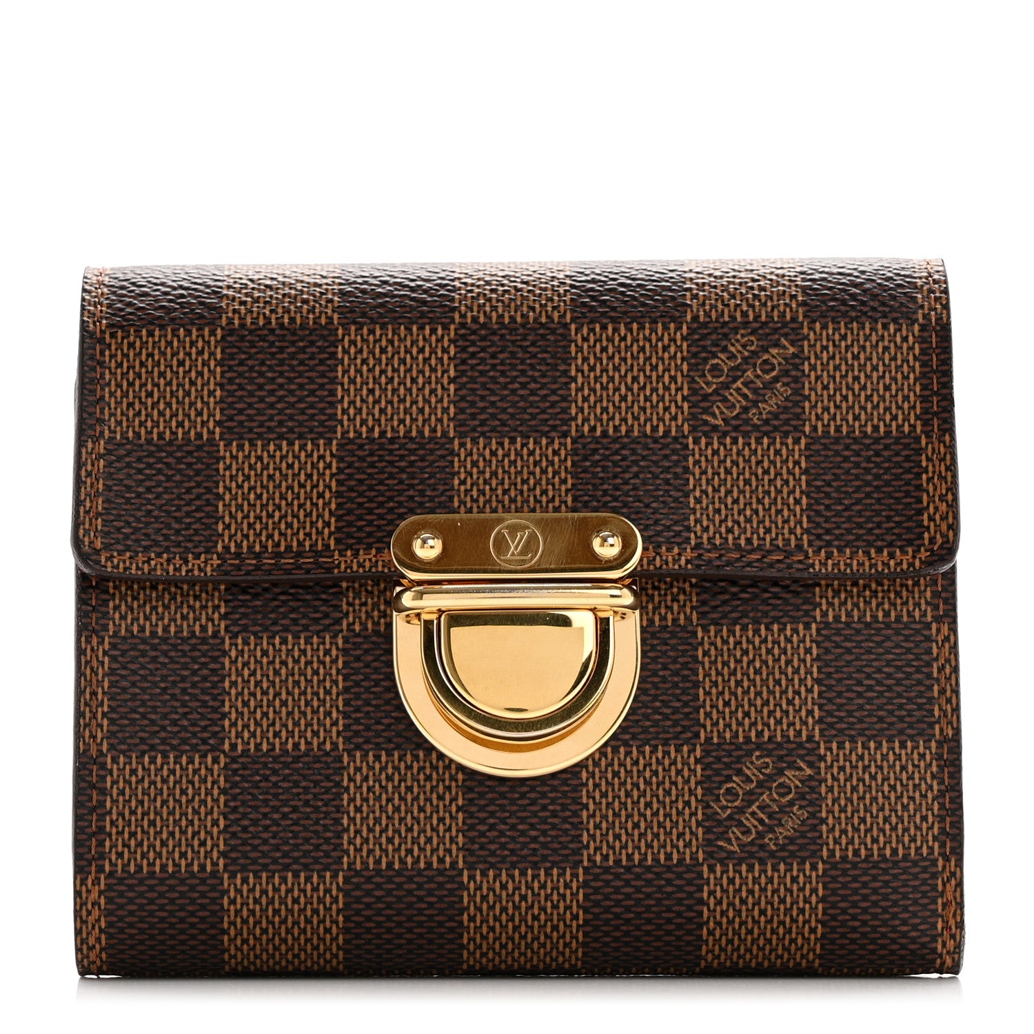 Louis Vuitton Damier Ebene Koala Compact Wallet 1 of 11