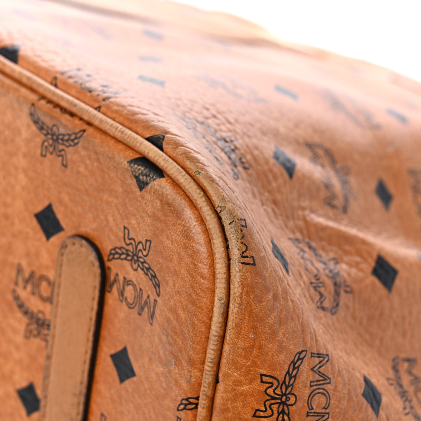 Visetos Large Liz Reversible Shopper Tote Cognac