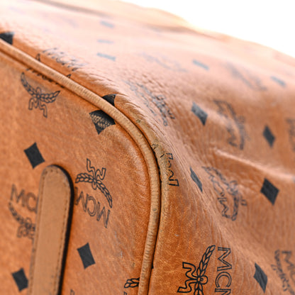 MCM Visetos Large Liz Reversible Shopper Tote Cognac 9 of 26