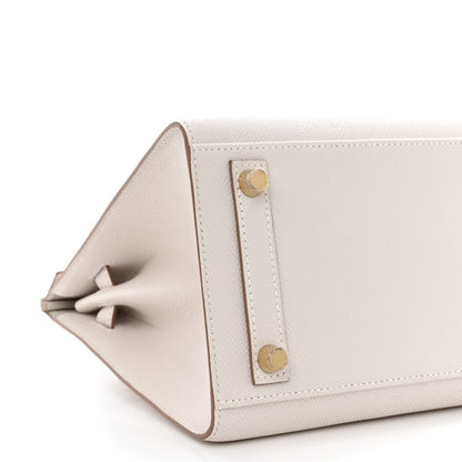 Hermes Epsom Birkin Sellier 25 Gris Pale 9 of 11
