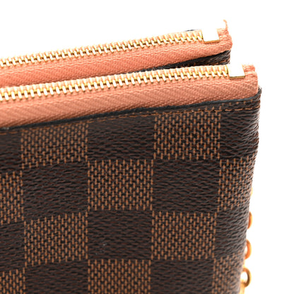 Louis Vuitton Damier Ebene Double Zip Pochette 12 of 13