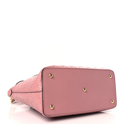 Gucci Guccissima Signature Linea A Foldover Tote Rose Baby Candy 4 of 9