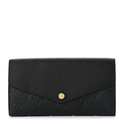 Louis Vuitton Empreinte Sarah Wallet NM Black 1 of 7
