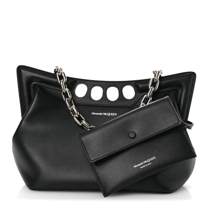 Alexander McQueen Calfskin The Peak Small Bag Black 3 of 11