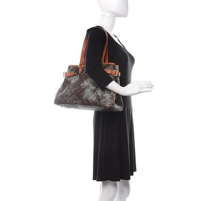 Louis Vuitton Monogram Dentelle Batignolles Horizontal Silver 2 of 10