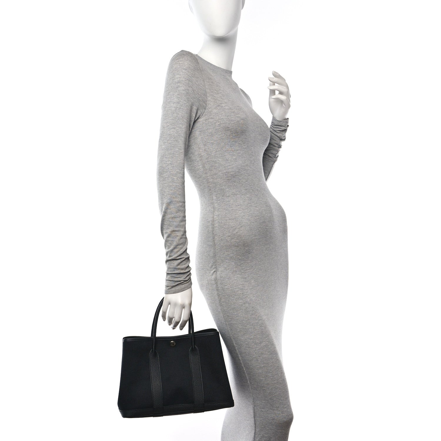 Hermes Toile Militaire Negonda Garden Party 30 TPM Black 2 of 10