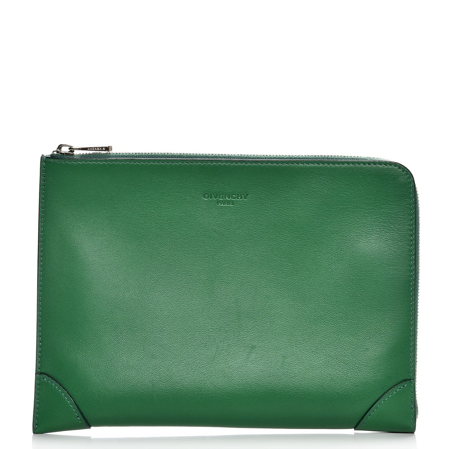 Lambskin Medium Lucrezia Clutch Emerald