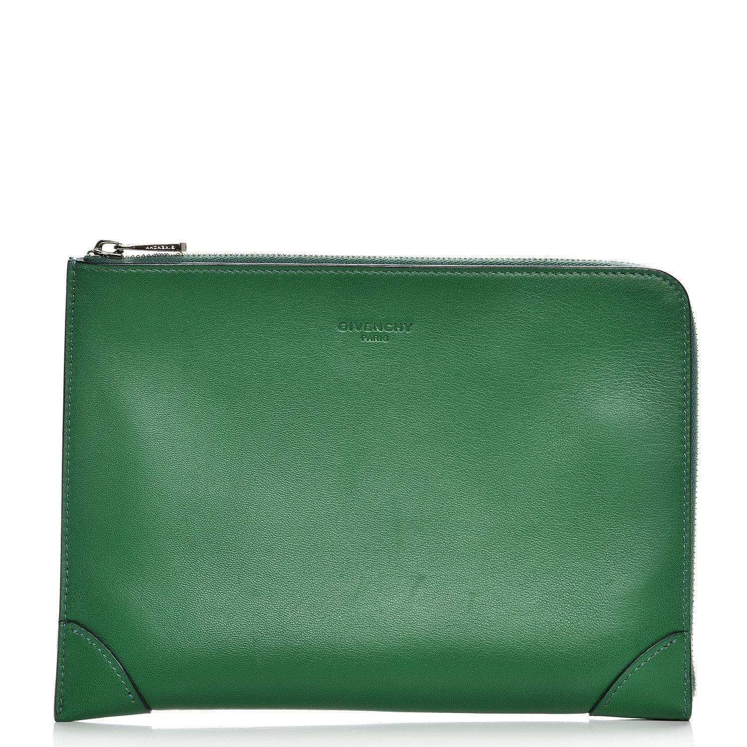 Givenchy Lambskin Medium Lucrezia Clutch Emerald 1 of 7