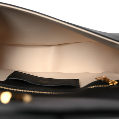 Louis Vuitton Grained Calfskin LV Pont 9 Soft PM Black 5 of 10