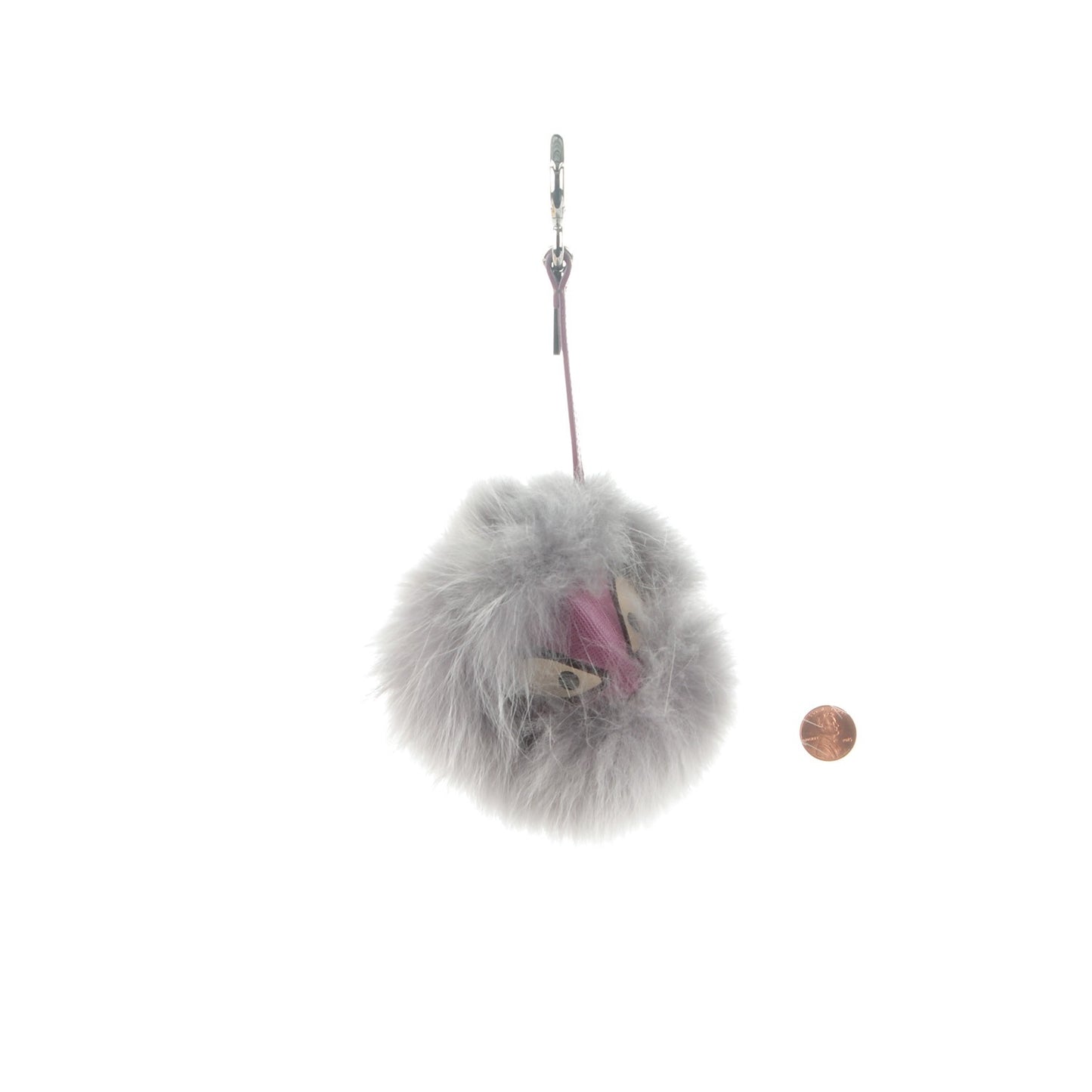 Fox Fur Jessy Jr Monster Bag Bug Charm Lilla Multicolor Perla