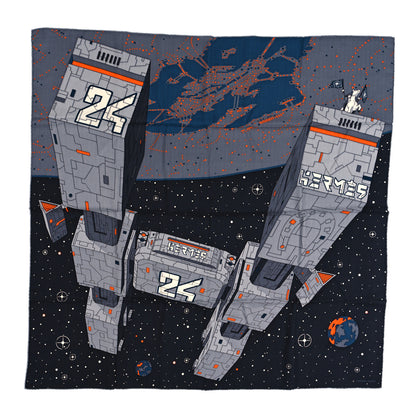 Hermes Silk Cashmere Odyssey Scarf 100 Black Anthracite Gris 1 of 4