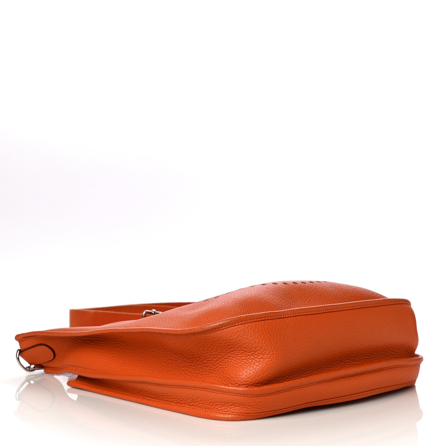 Hermes Taurillon Clemence Evelyne III GM Orange 3 of 19