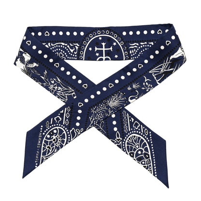 Hermes Silk Entre Ciel Et Mer Twilly Marine White Black 1 of 4