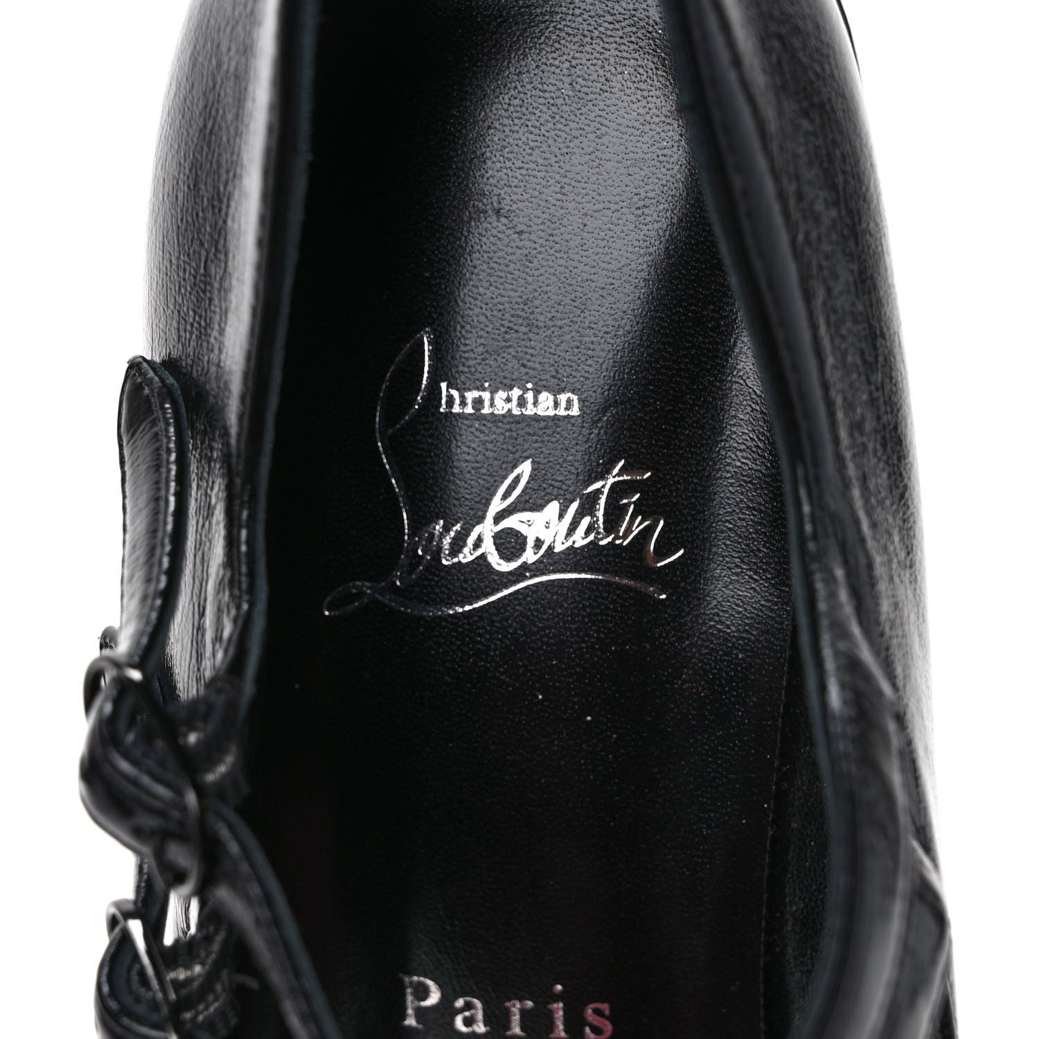 Christian Louboutin Patent Movida Jane 130 Platform Pumps 39 Black 7 of 8