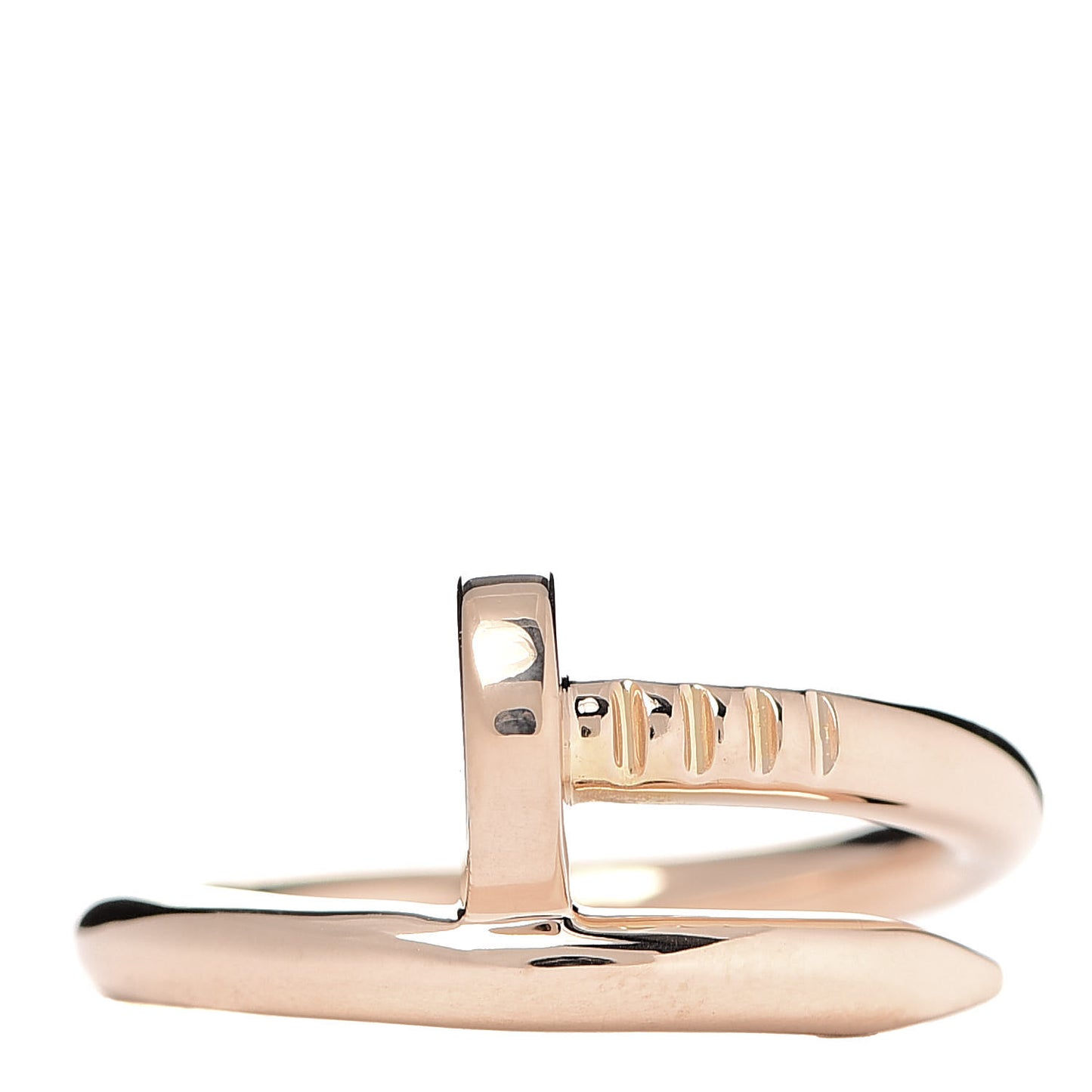 18K Pink Gold Juste Un Clou Ring 51 5.75