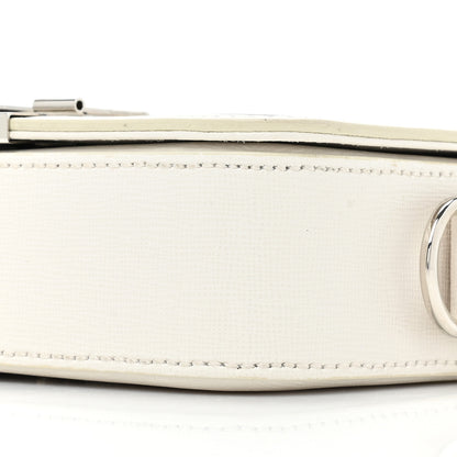 Off-White Saffiano Striped Mini Diag Binder Clip Bag White Black Yellow 8 of 14