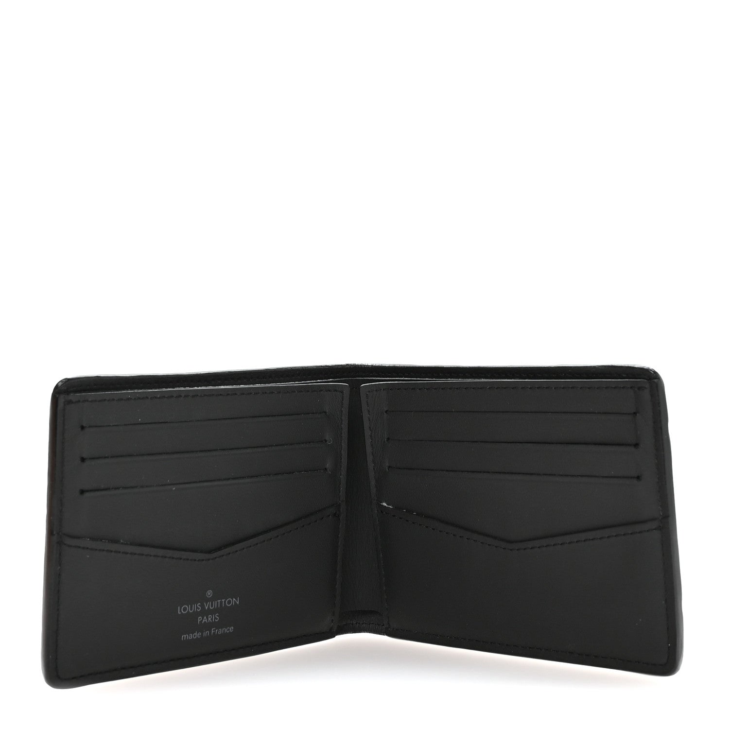 Louis Vuitton Cowhide Faded Monogram Slender Wallet Charcoal 5 of 7