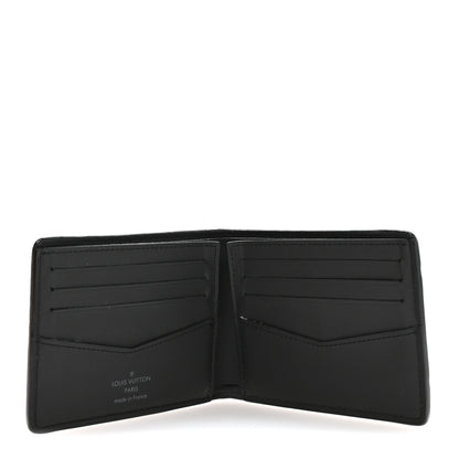 Louis Vuitton Cowhide Faded Monogram Slender Wallet Charcoal 5 of 7