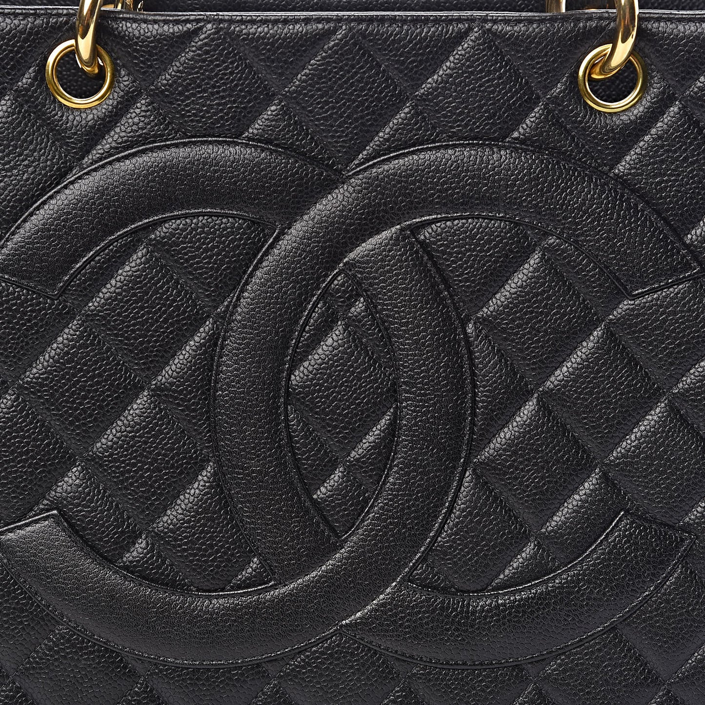 Caviar Quilted Timeless CC Tote Black