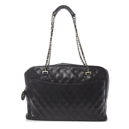 Chanel Lambskin Quilted Shoulder Bag Black 1 of 16
