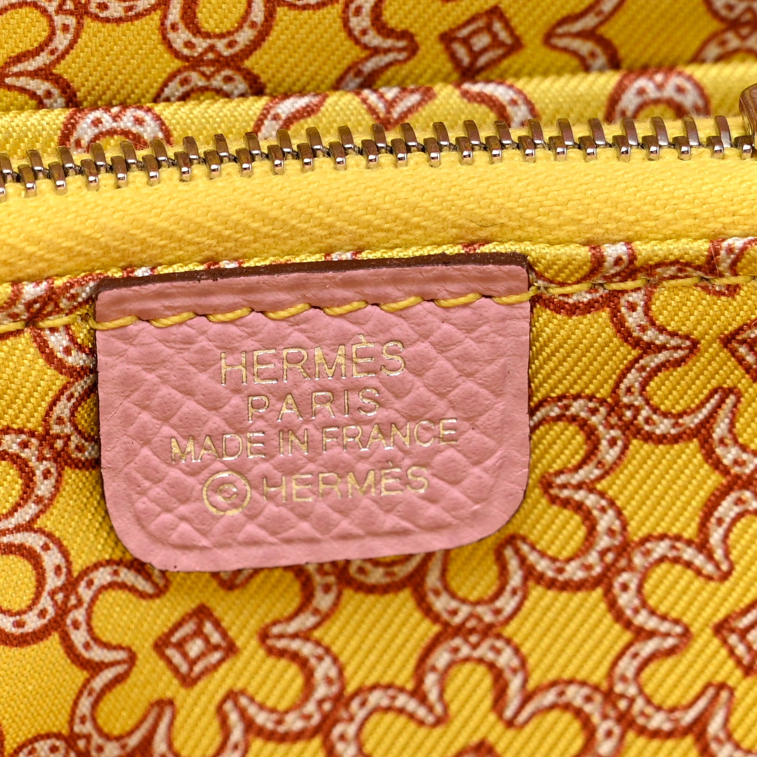 Hermes Epsom Silk'In Compact Wallet Mauve Sylvestre 6 of 7