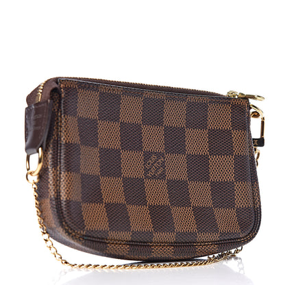 Louis Vuitton Damier Ebene Mini Pochette Accessories 3 of 7
