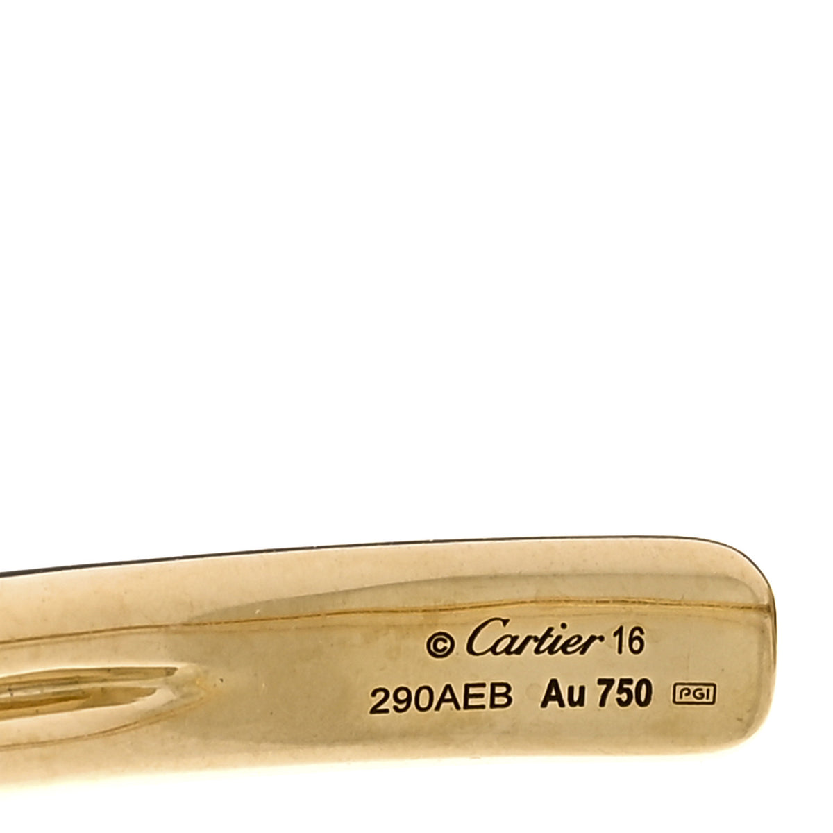 18K Yellow Gold Tsavorite Black Onyx Panthere De Cartier Bracelet 16