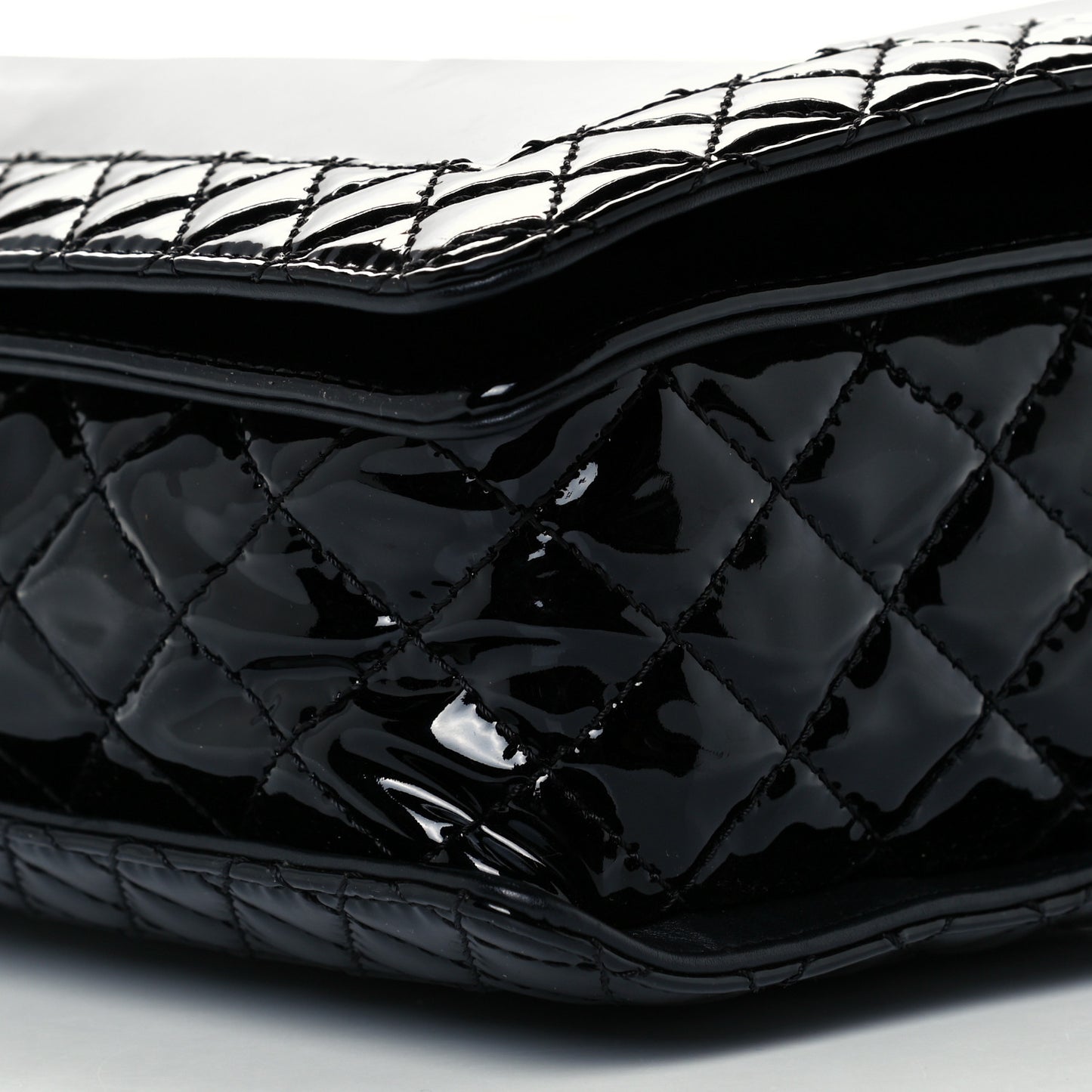 Patent Large Boy Reverso Flap Black