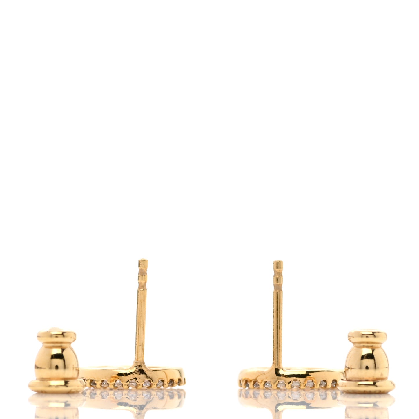 Metal Crystal F is Fendi Earrings Gold