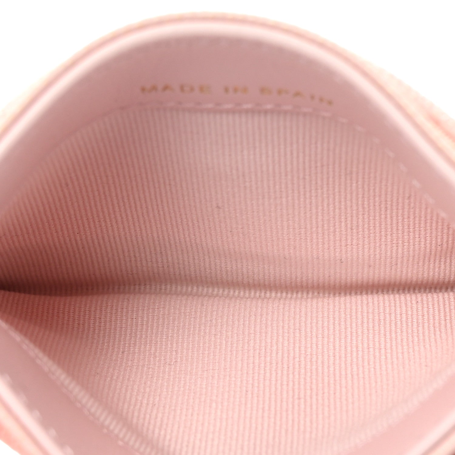 Chanel Caviar Quilted Crystal Card Holder Pink 5 of 9