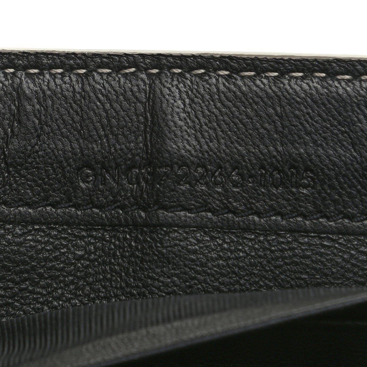 Metallic Calfskin Classic Monogram Cassandre Wallet Silver