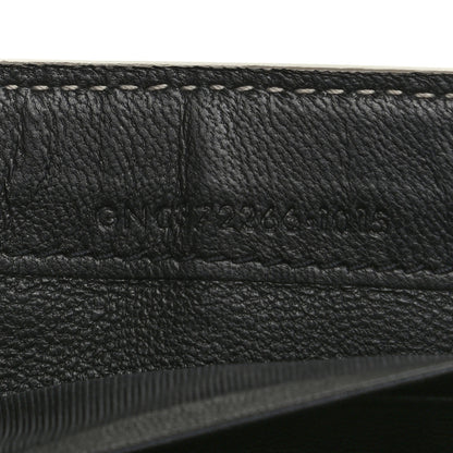 Saint Laurent Metallic Calfskin Classic Monogram Cassandre Wallet Silver 8 of 10