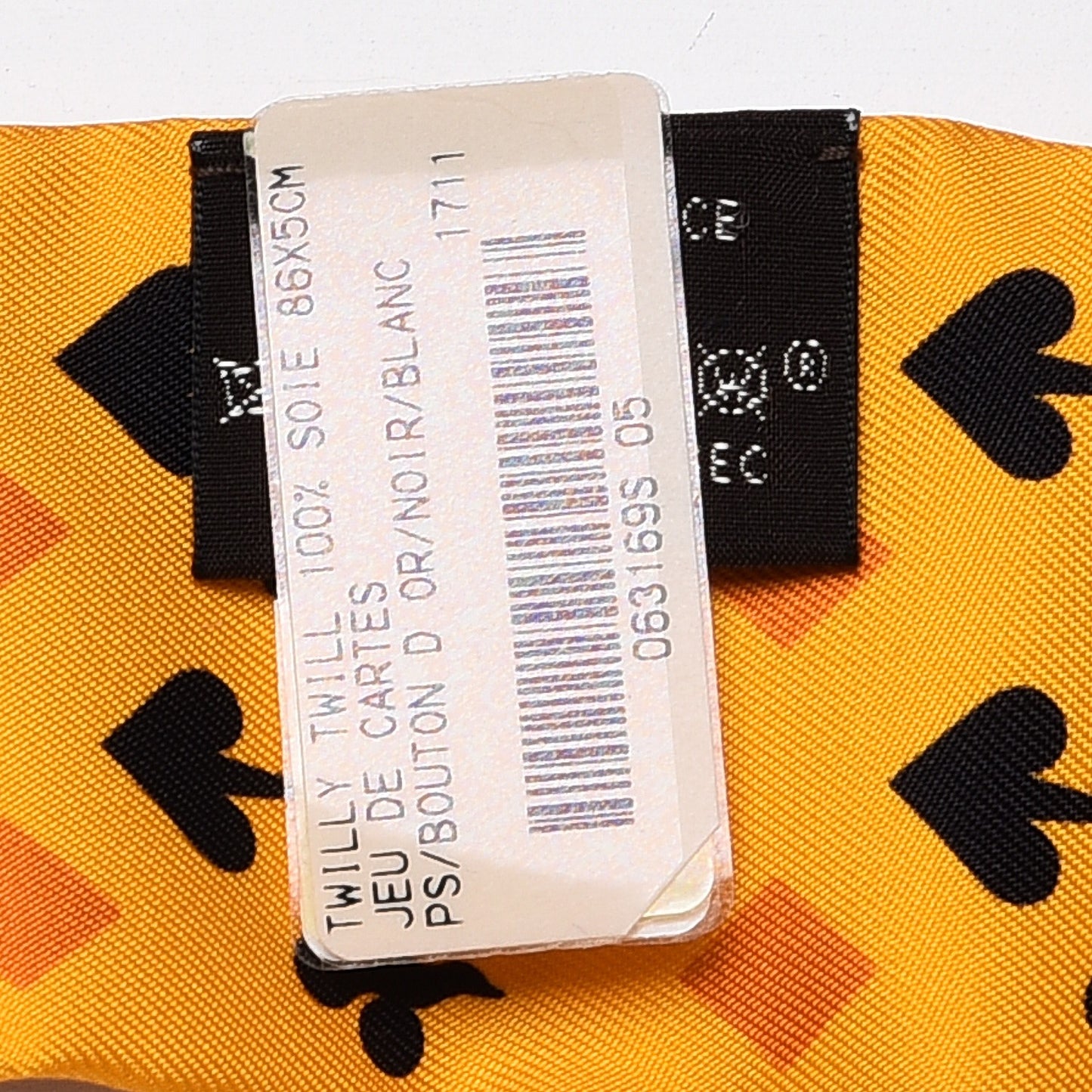 Silk Jeu de Cartes Twilly Bouton D’or Noir Blanc