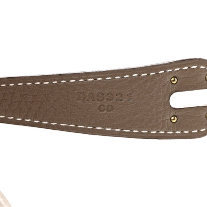 Hermes Taurillon Clemence Lindy 30 Etoupe 7 of 11