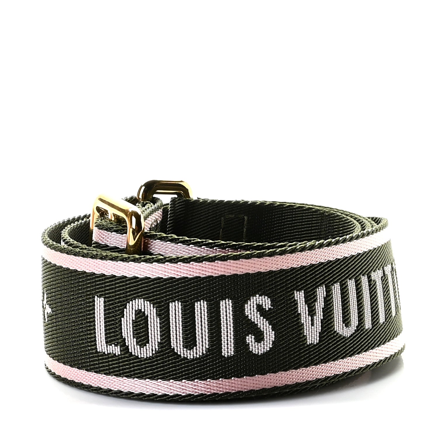 Louis Vuitton Nylon Bandouliere Shoulder Strap Kaki 2 of 5