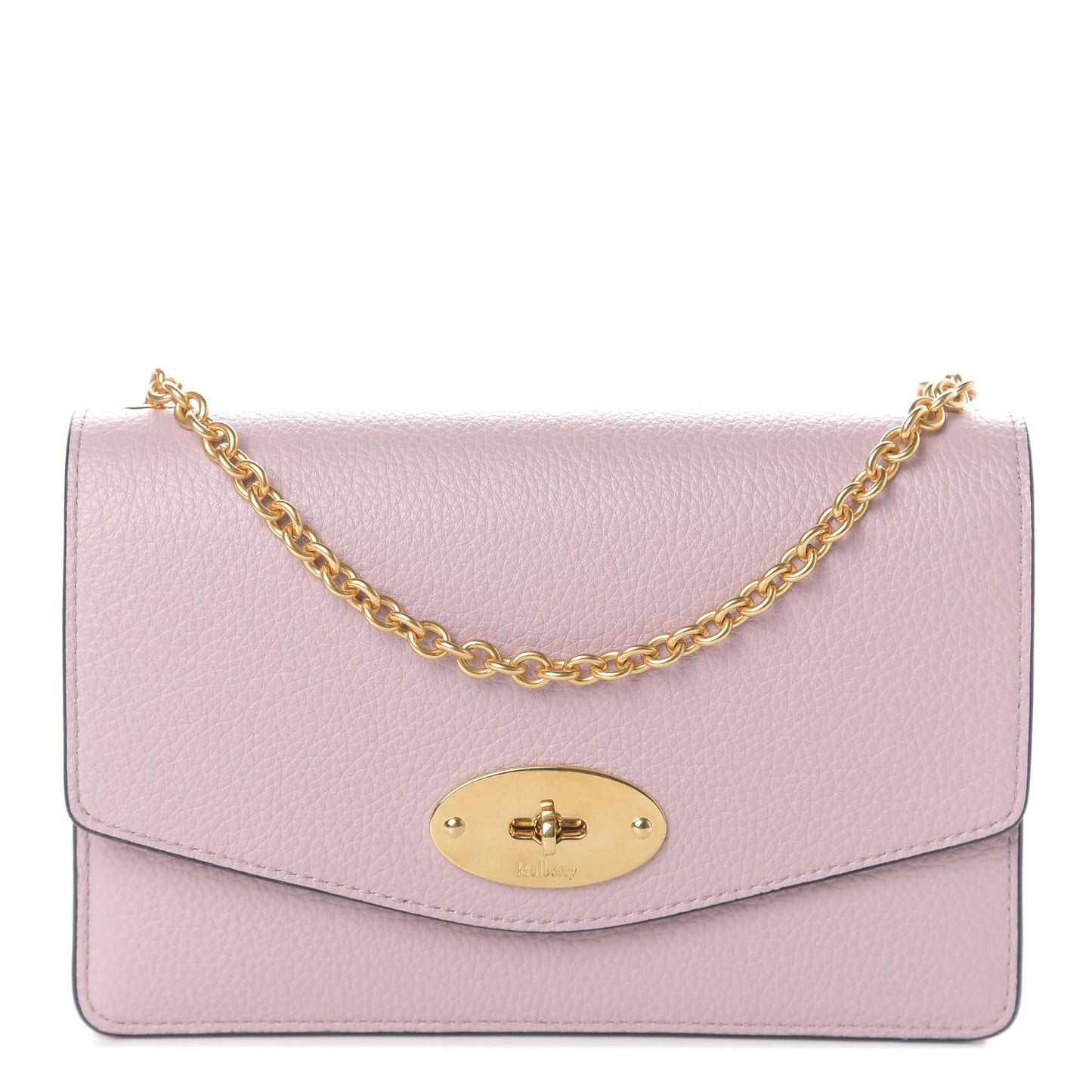 Natural Grain Calfskin Small Darley Satchel Blossom