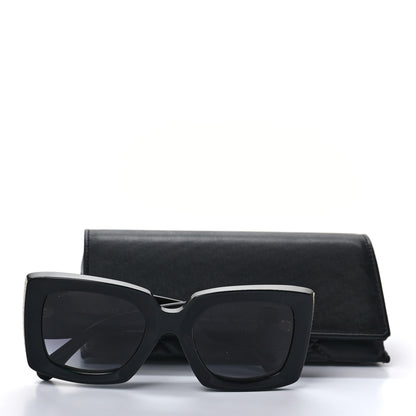 Chanel Acetate Rectangle Sunglasses 5435 Black 7 of 7