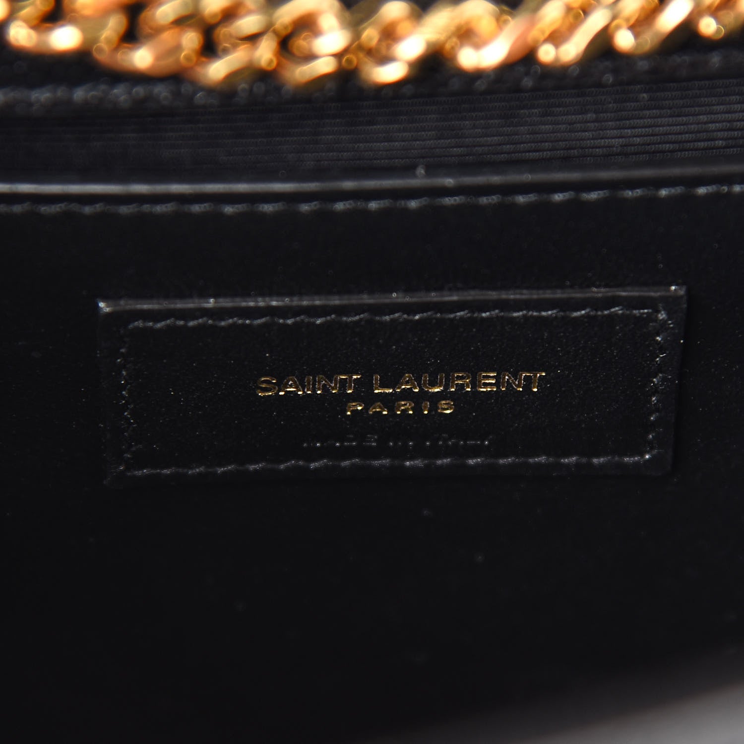 Saint Laurent Grain De Poudre Small Monogram Kate Satchel Black 6 of 8