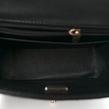 Chanel Lambskin Quilted Mini Square Flap Black 5 of 10