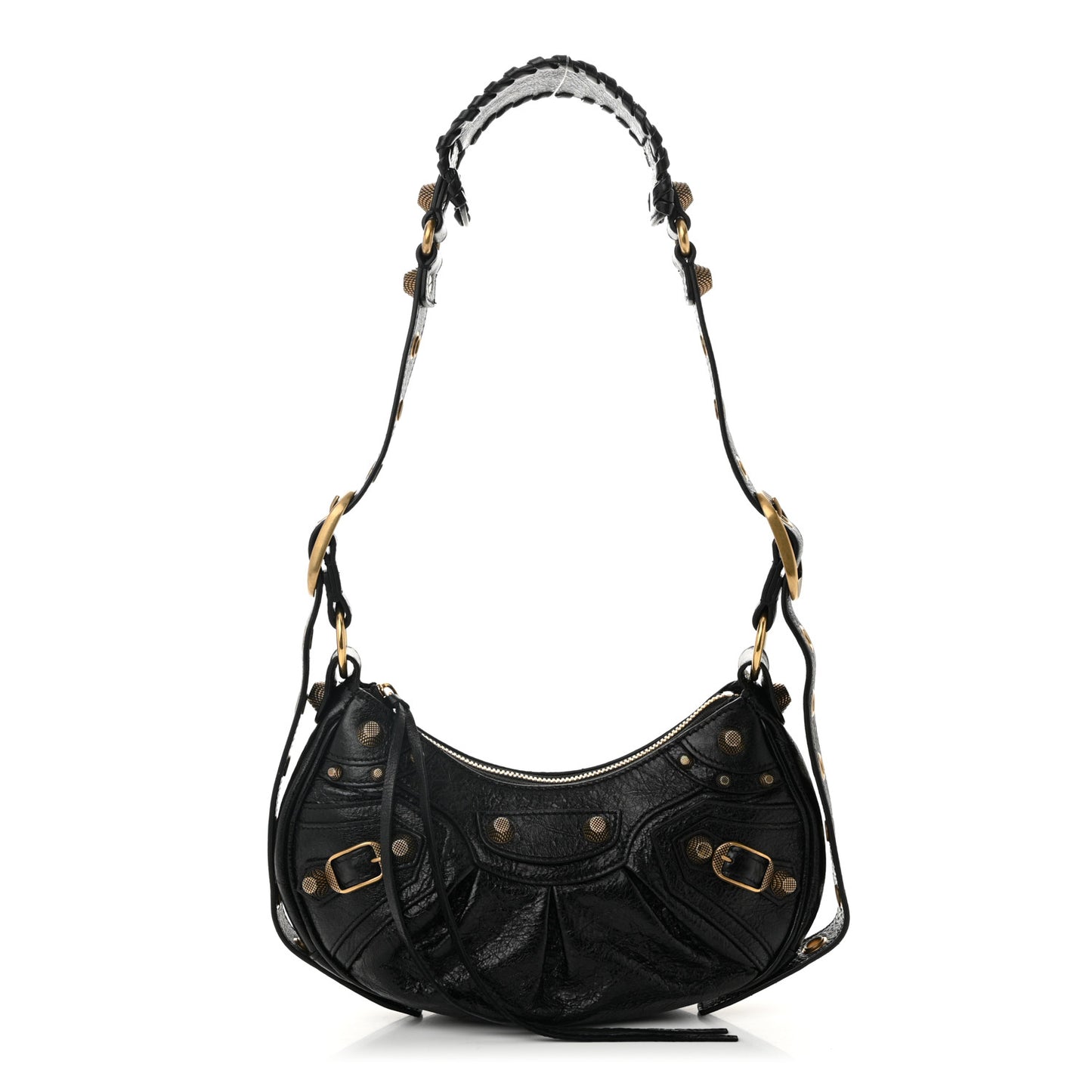 Agneau Arena Le Cagole Shoulder Bag XS Black