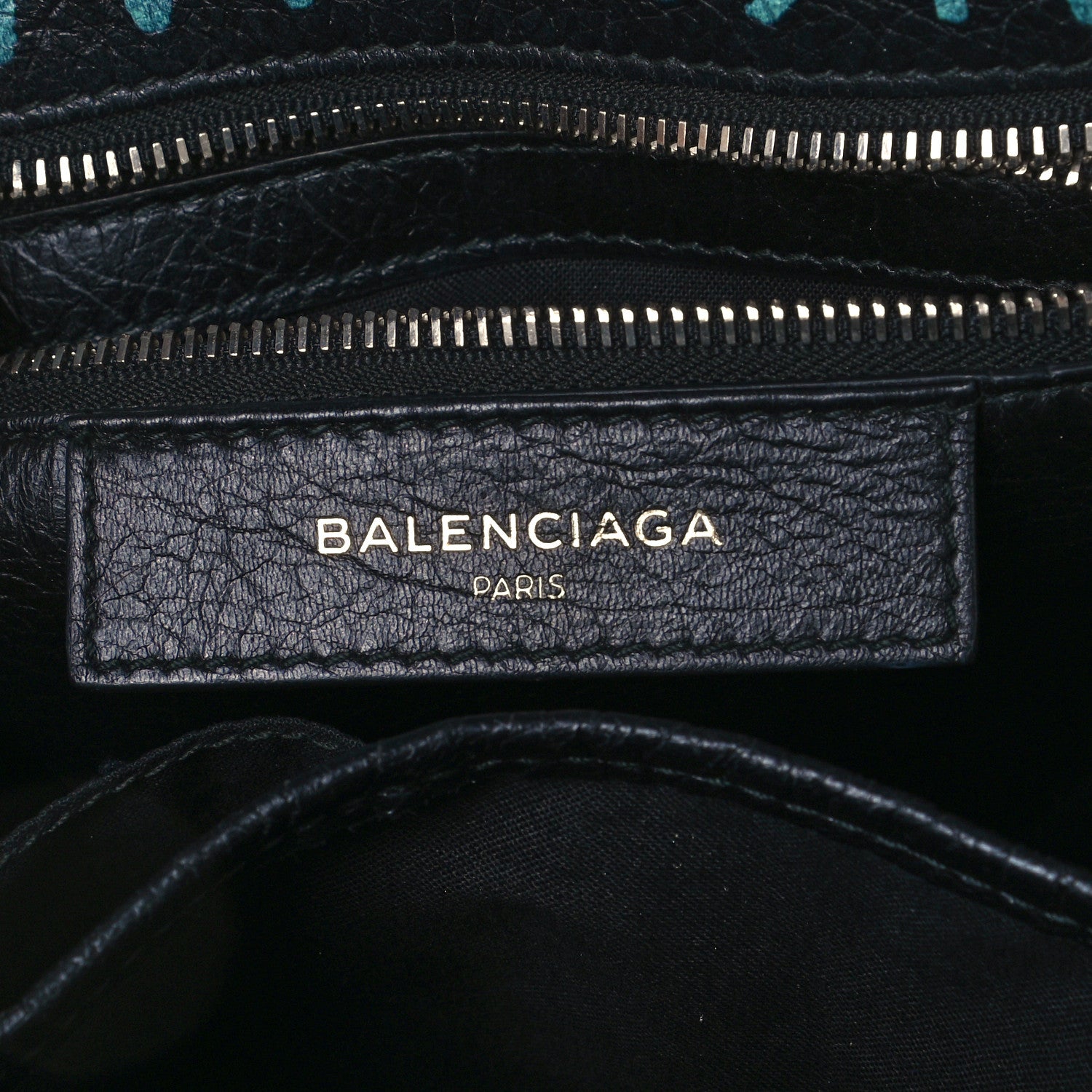 Balenciaga Agneau Arena Graffiti All Over XS Bazar Shopper Tote Black Multicolor 6 of 10