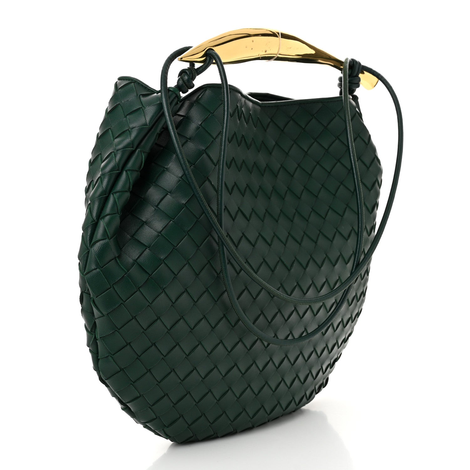 Bottega Veneta Nappa Intrecciato Medium Sardine Bag Emerald Green 4 of 11