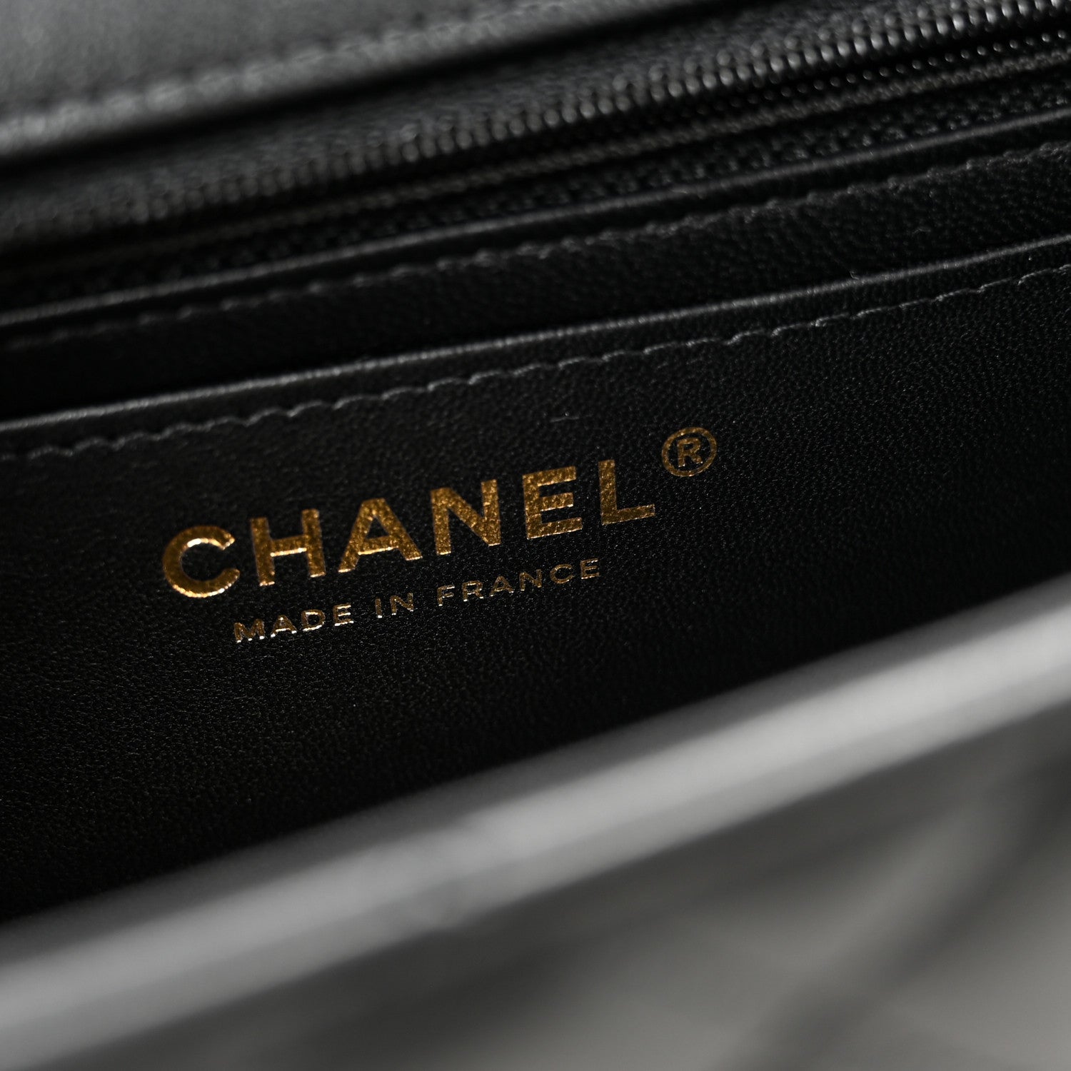 Chanel Lambskin Quilted Mini Rectangular Flap Black 6 of 14