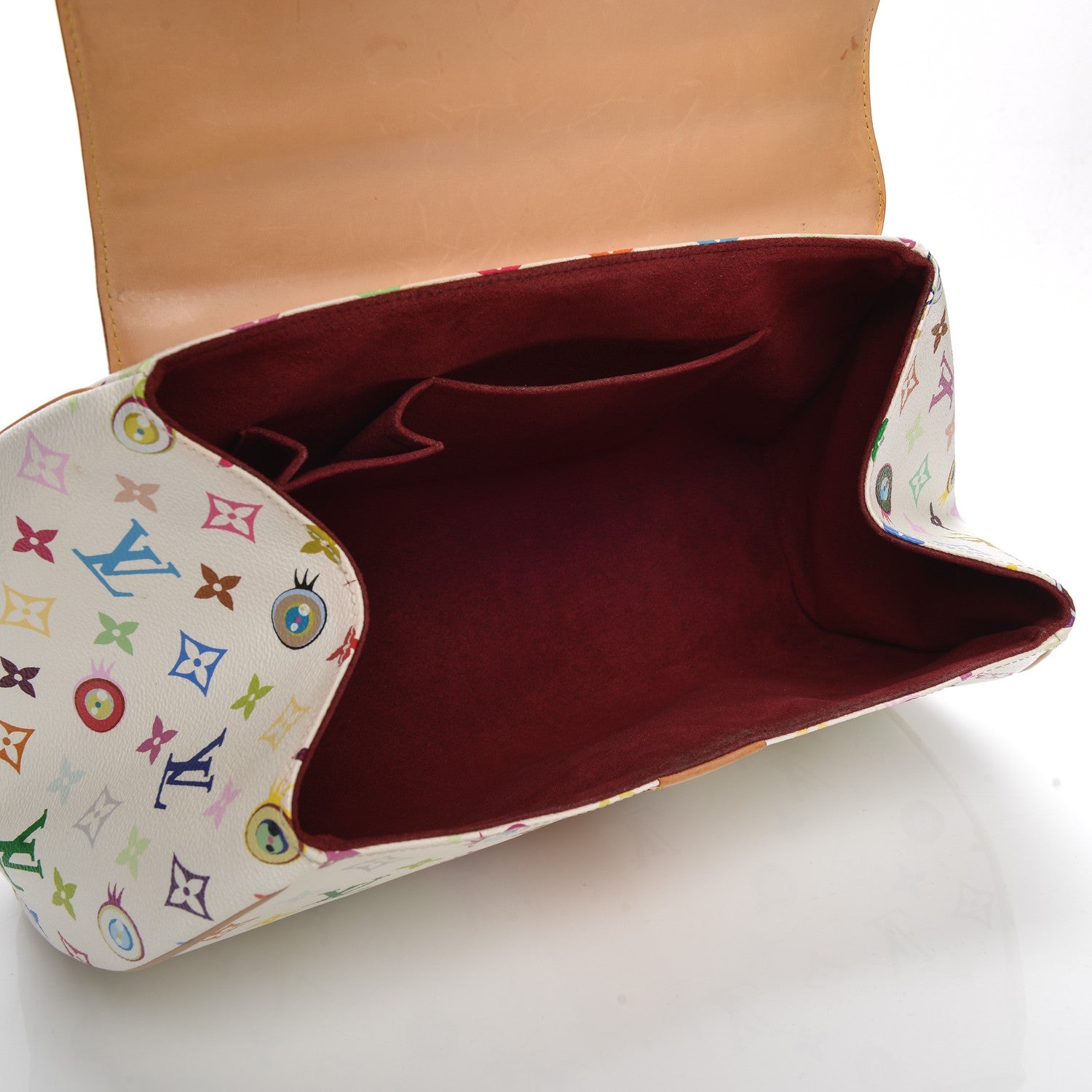Louis Vuitton Monogram Multicolor Murakami Eye Love You White 5 of 13