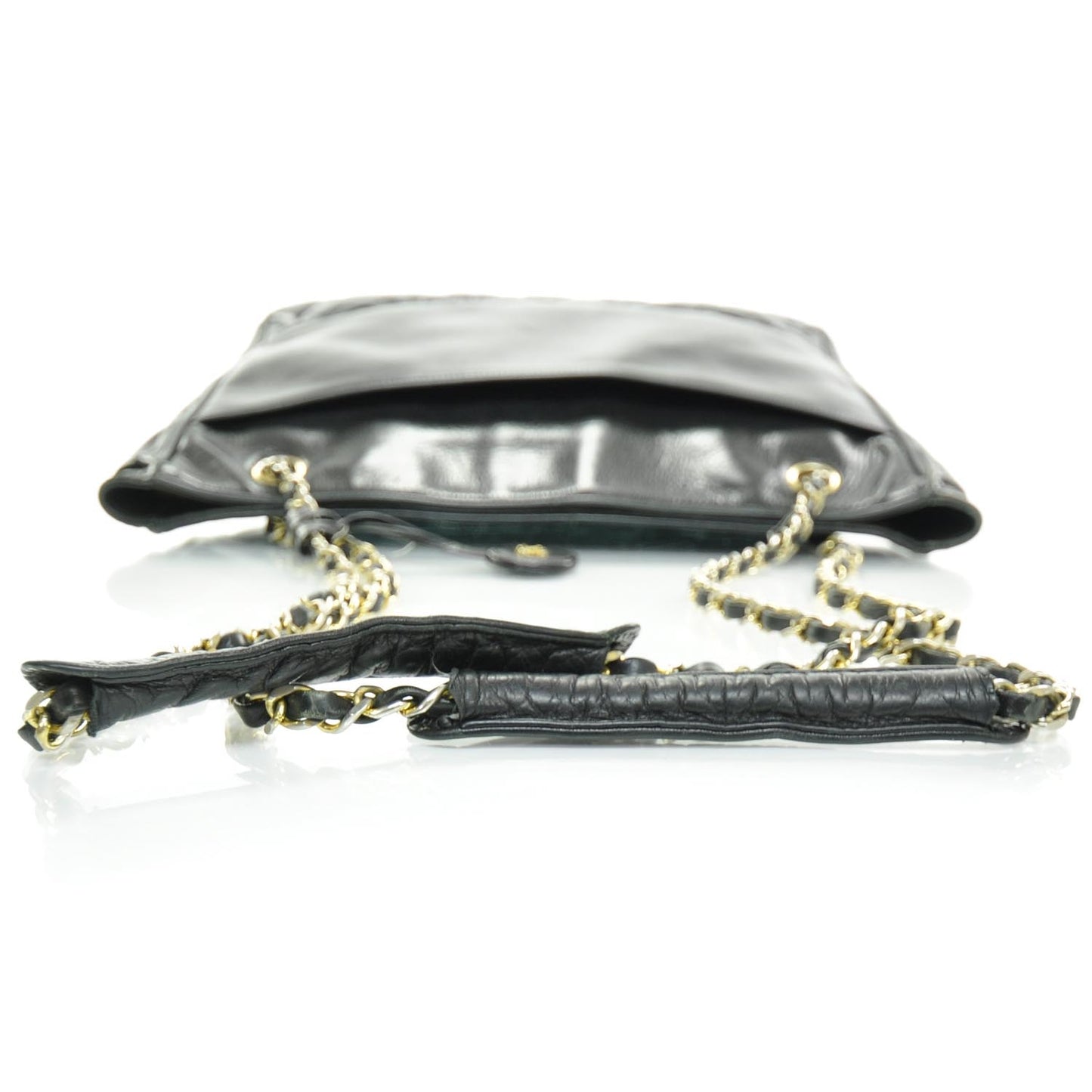 Lambskin Shoulder Bag Black GHW