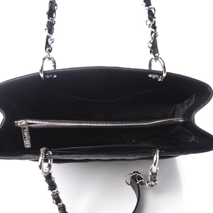 Chanel Caviar Quilted Grand Shopping Tote GST Black 4 of 11